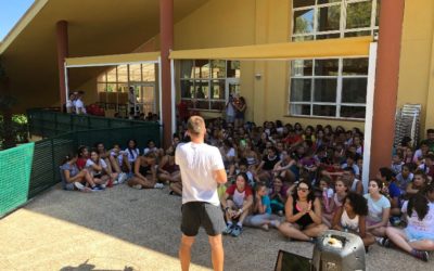 Los chicos  y chicas del CJS Tucumán 7 salen de campamento