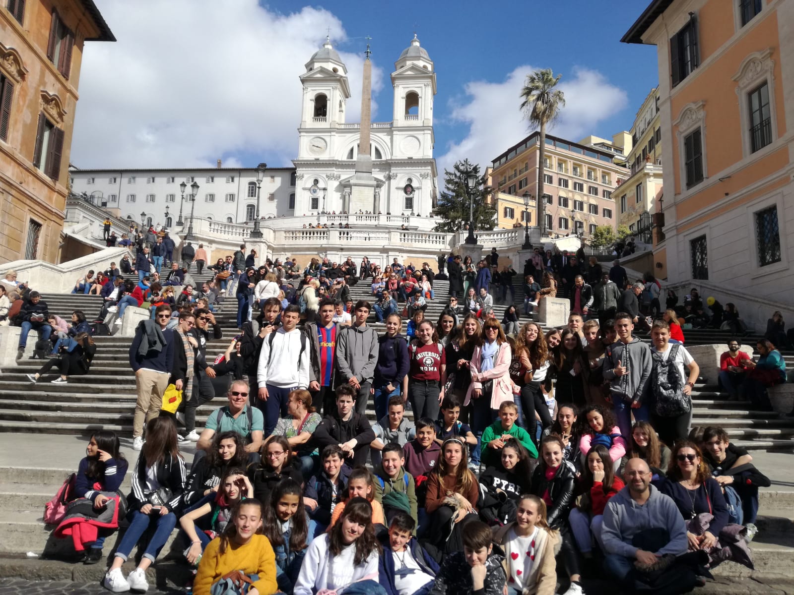 Intercambio cultural con alumnos de Roma