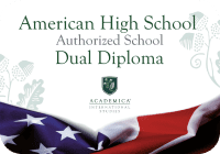 American High School Authorized School Dual Diploma Bachillerato Dual