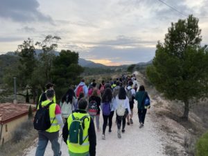Marcha nocturna a la Vía Verde del Maigmó de Comfya Alicante