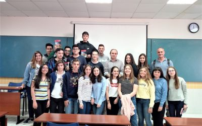 Trobada dels alumnes de 4t d’ESO amb l’autor Francesc Gisbert