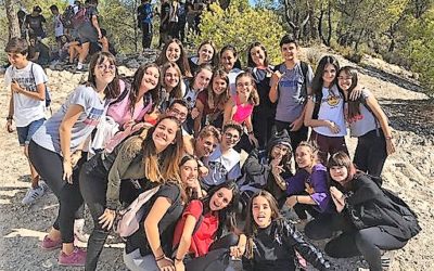 Alumnos de 3º de ESO en su día de tutoría-convivencia