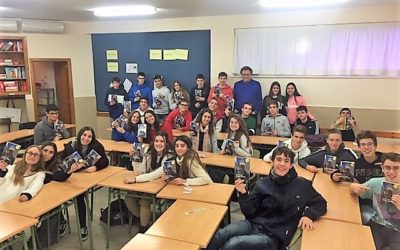 Los alumnos de 4ºESO disfrutan de un Encuentro literario con el novelista Luis Liante