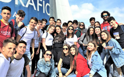 Los alumnos de 3ºESO,  disfrutando de su salida cultural a Valencia.