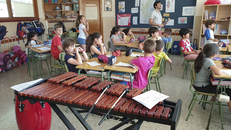 Taller de música ofrecido por la UMCA (Unión musical Ciudad de Asís)