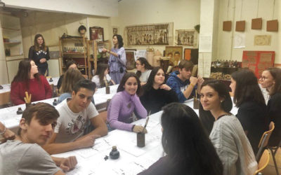 4º de ESO  y 1º de Bto. visitan la  Domus Baebia de Sagunto