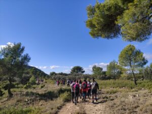 Tercera marcha preparatoria para el Camino de Santiago, de Relleu a Torremanzanas