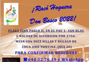 Racó de Hoguera don Bosco; reserva