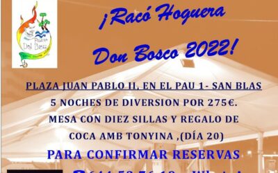 Racó de Hoguera don Bosco; reserva